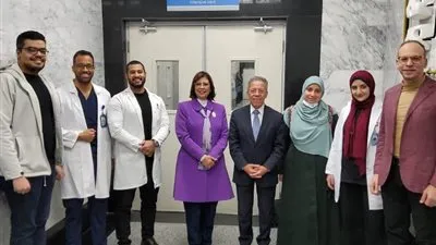 رئيس تضامن النواب تزور طفل باسوس بمعهد ناصر وتطمئن على حالته